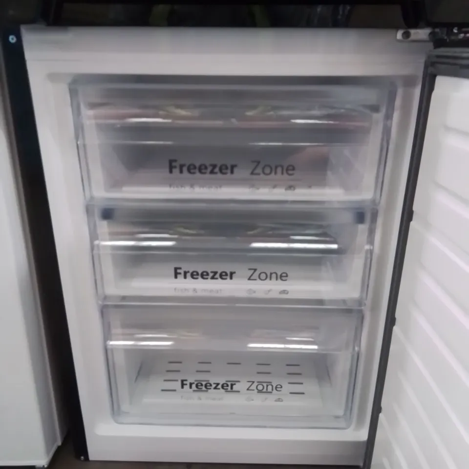 RUSSELL HOBBS FREESTANDING FRIDGE FREEZER BLACK MODEL RH54FF180B - UNPROCESSED RAW RETURN 