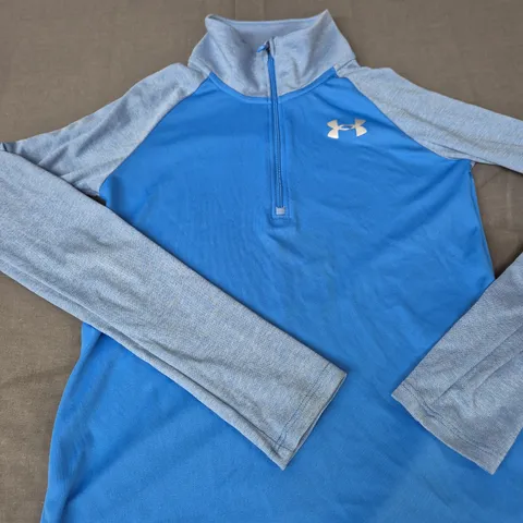 UNDER ARMOUR 1/4 ZIP TOP SIZE M - KIDS