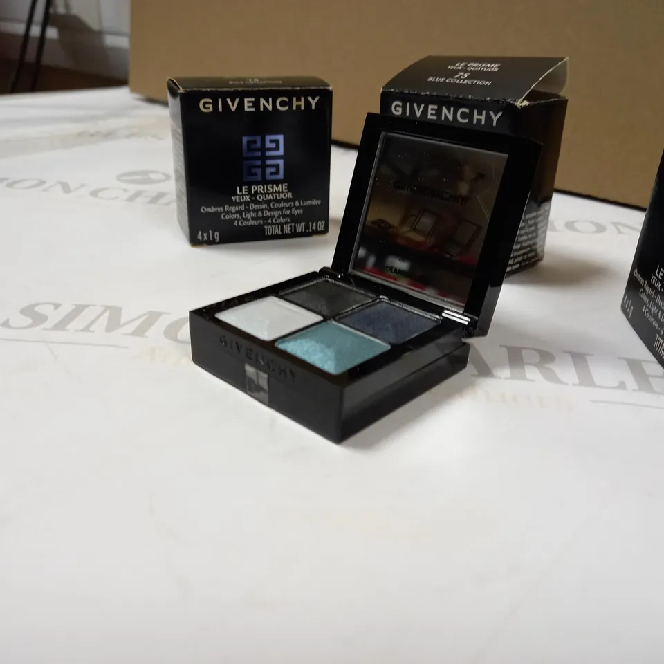 LOT OF APPROX 3 GIVENCHY LE PRISM BLUE COLLECTION