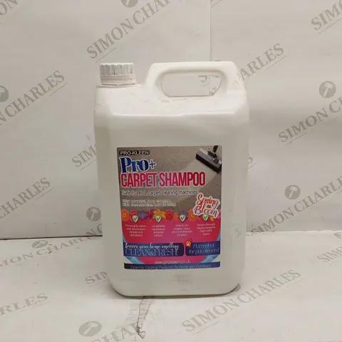 BRAND NEW PRO-KLEEN PRO+ 5L CARPET SHAMPOO
