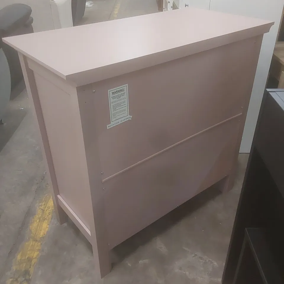 DESIGNER LYNTON 3 DRAWER CHEST - PINK