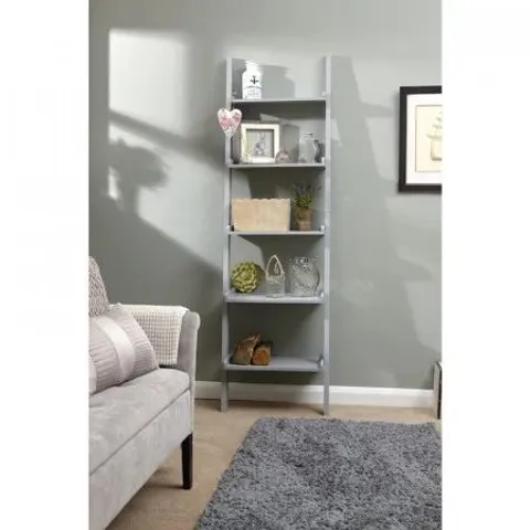 BOXED CARRASCO 178CM H X 61CM W LADDER BOOKCASE (1 BOX)