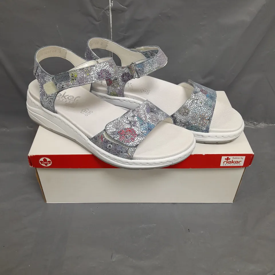 BOXED PAIR OF RIEKER ANTISTRESS SANDALS - 6