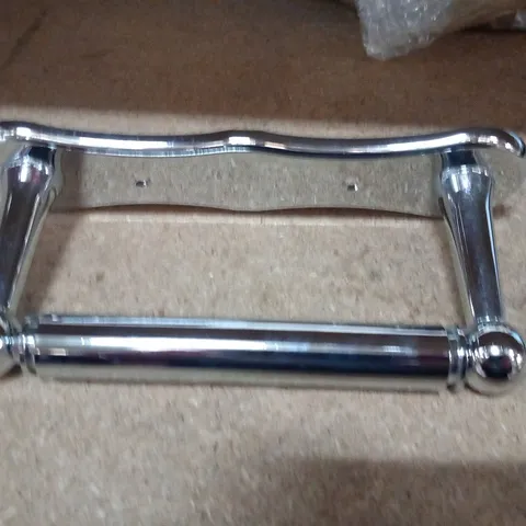 WALL MOUNTED TRADITIONAL TOILET ROLL HOLDER - CHROME FINISH