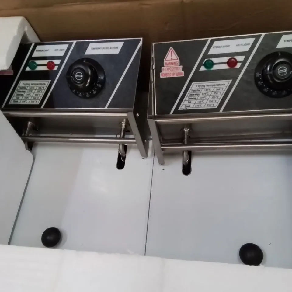 BO ED X2 ELECTRIC DEEP FAT FRYERS