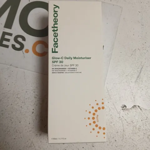 FACETHEORY GLOW-C DAILY MOISTURISER SPF 30 – 50ML