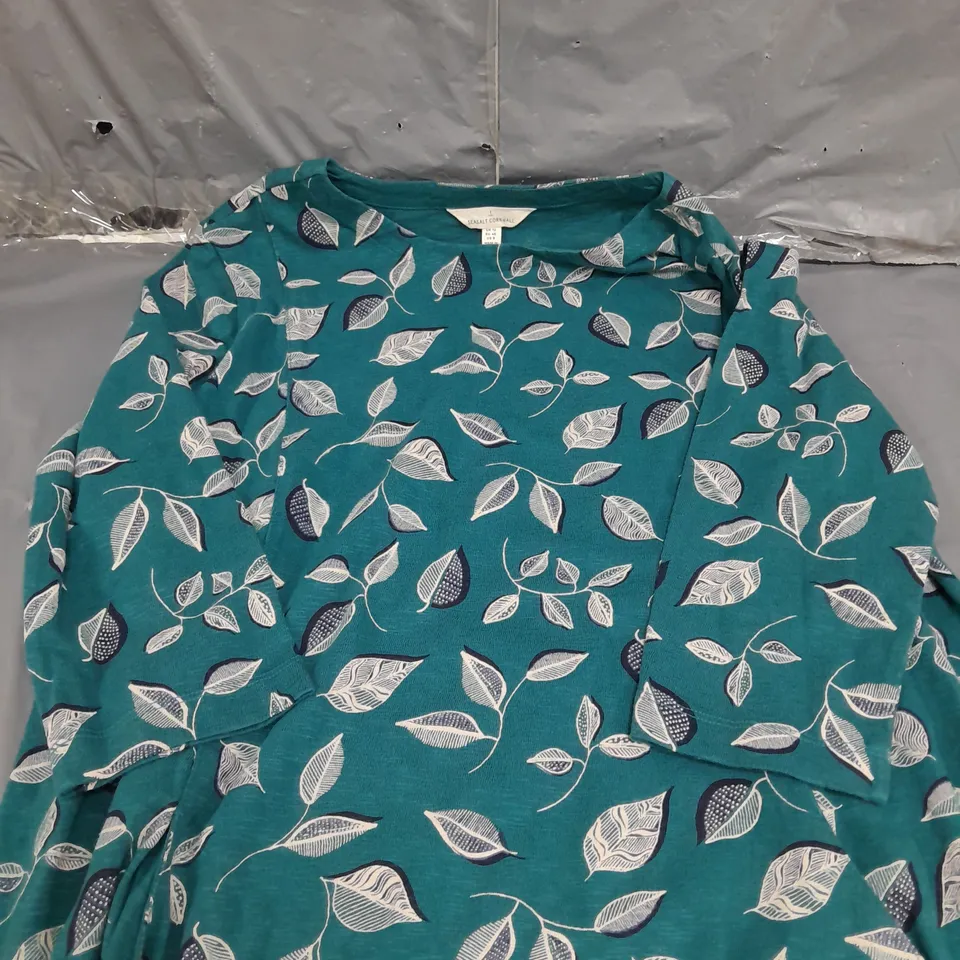 SEASALT CORNWALL LEAF PATTERNED DRESS - 12