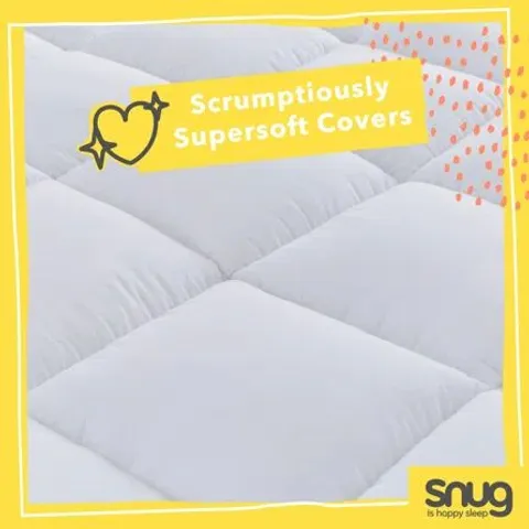BAGGED SNUG DREAMY 10CM DEEP ECO MATTRESS TOPPER FOR DOUBLE BED (1 ITEM)