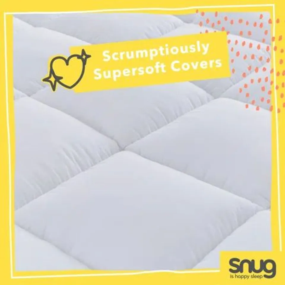 BAGGED SNUG DREAMY 10CM DEEP ECO MATTRESS TOPPER FOR DOUBLE BED (1 ITEM)
