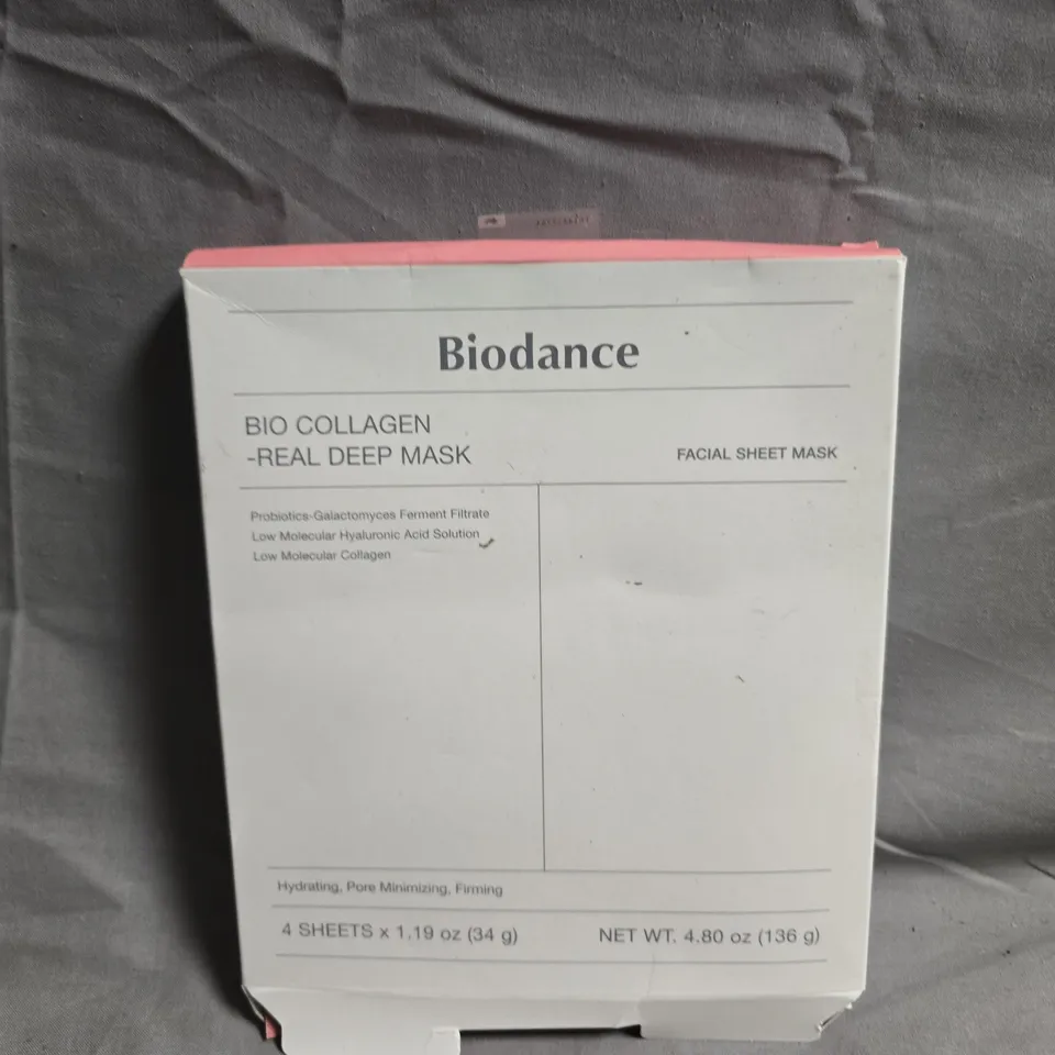 BIODANCE BIO COLLAGEN REAL DEEP MASK – FACIAL SHEET MASK (4 SHEETS)