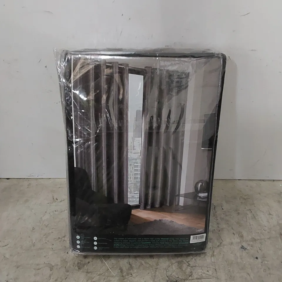 BAGGED KALYN POLYESTER BLACKOUT CURTAIN PAIR// SIZE: 229 X 183cm