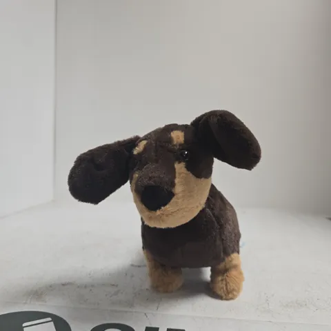 JELLYCAT OTTO SAUSAGE DOG PLUSH TOY – BROWN & TAN (LONDON TAG)