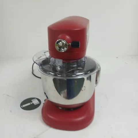 KLARSTEIN STAND MIXER – RED, DIE-CAST BODY WITH STAINLESS STEEL BOWL