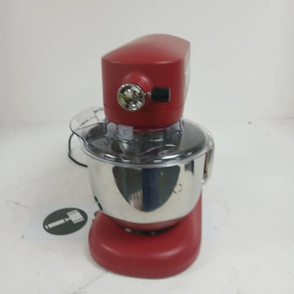 KLARSTEIN STAND MIXER – RED, DIE-CAST BODY WITH STAINLESS STEEL BOWL
