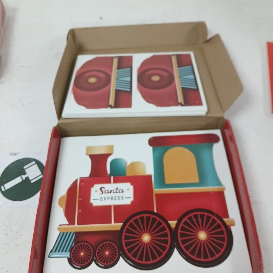 VINTAGE RED BUILD YOUR OWN TRAIN – CHRISTMAS TRAIN MOTIF
