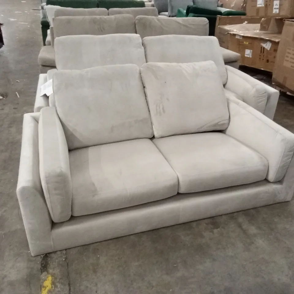 LUCIA 2 SEATER SOFA, CHAMPAGNE HOUSE VELVET