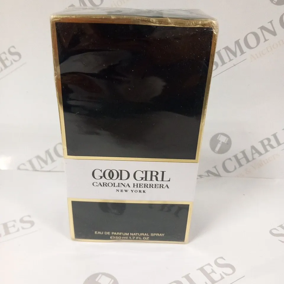 BOXED AND SEALED GOOD GIRL CAROLINA HERRERA NEW YORK EAU DE PARFUM 50ML