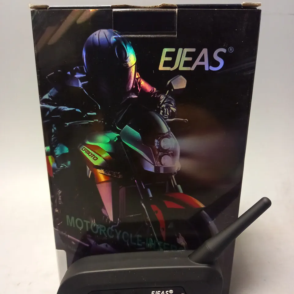 BOXED EJEAS V6 MOTORCYCLE HELMET INTERPHONE COMMUNICATION SYSTEM