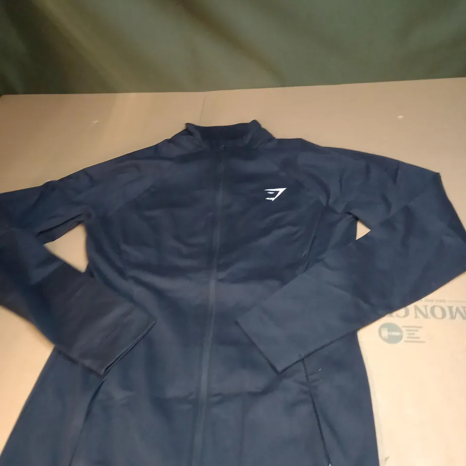 GYMSHARK ZIPPED JACKET SIZE M