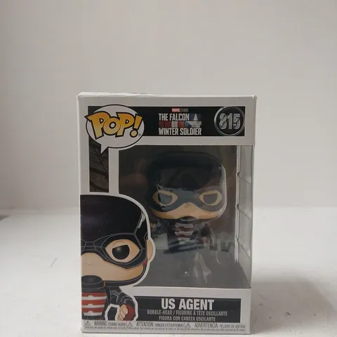 FUNKO POP! THE FALCON AND THE WINTER SOLDIER - US AGENT BOBBLE-HEAD FIGURE – BOXED - 815