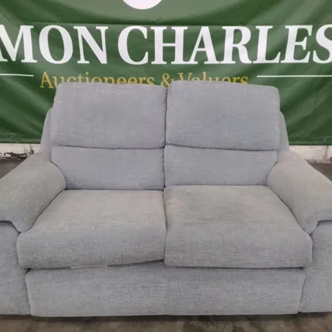 QUALITY DESIGNER G-PLAN TAYLOR DISC 2 SEATER SOFA - MAMAS SKY FABRIC