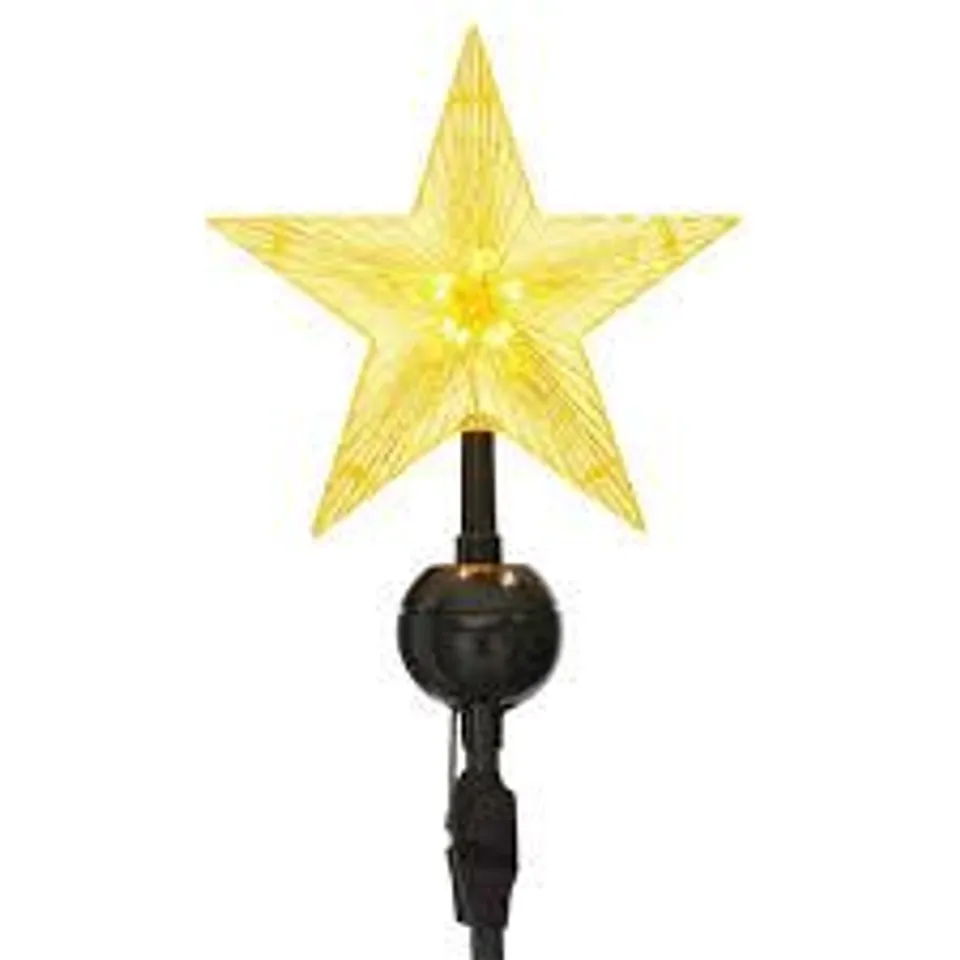 SANTA EXPRESS STAR ROTATING TREE TOPPER