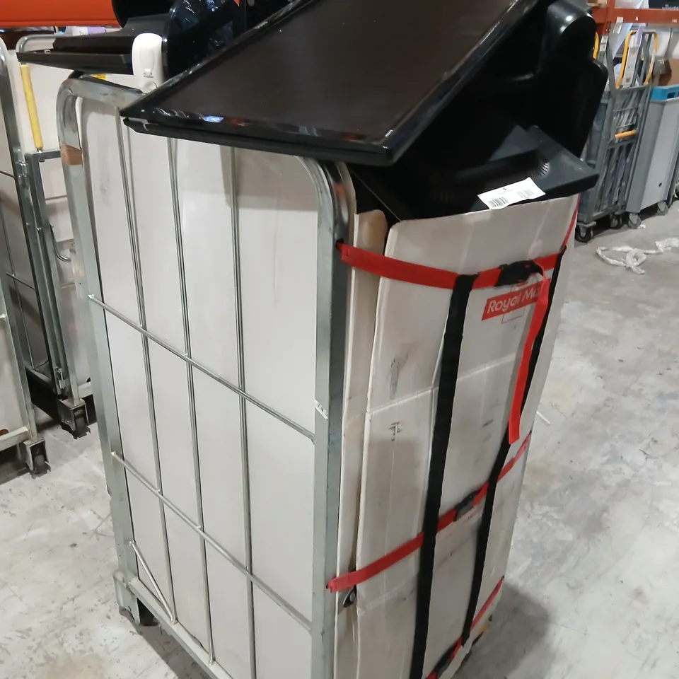 CAGE OF ASSORTED MONITORS