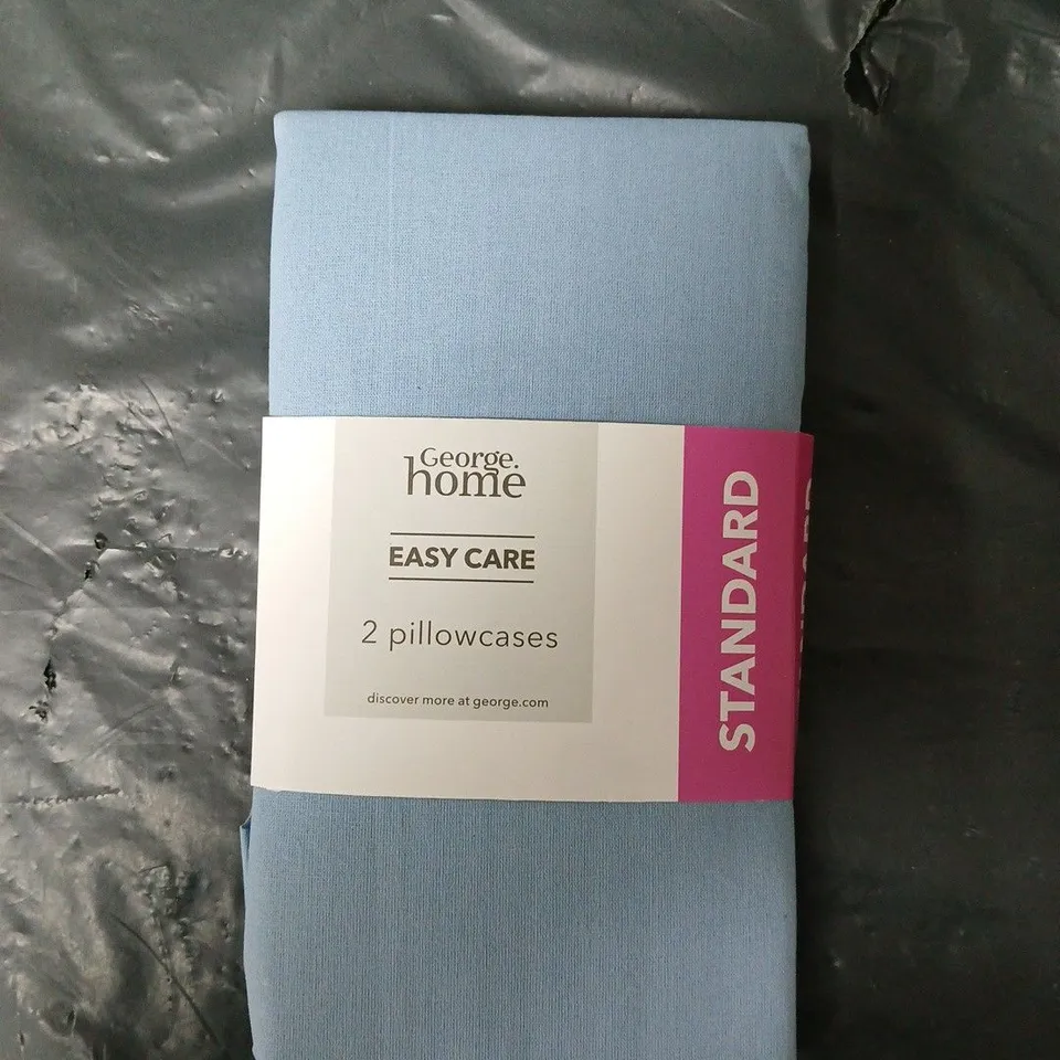 APPROXIMATELY 50 HOME COTTON RICH STANDARD PILLOW CASES - 2 CASES PER PACK