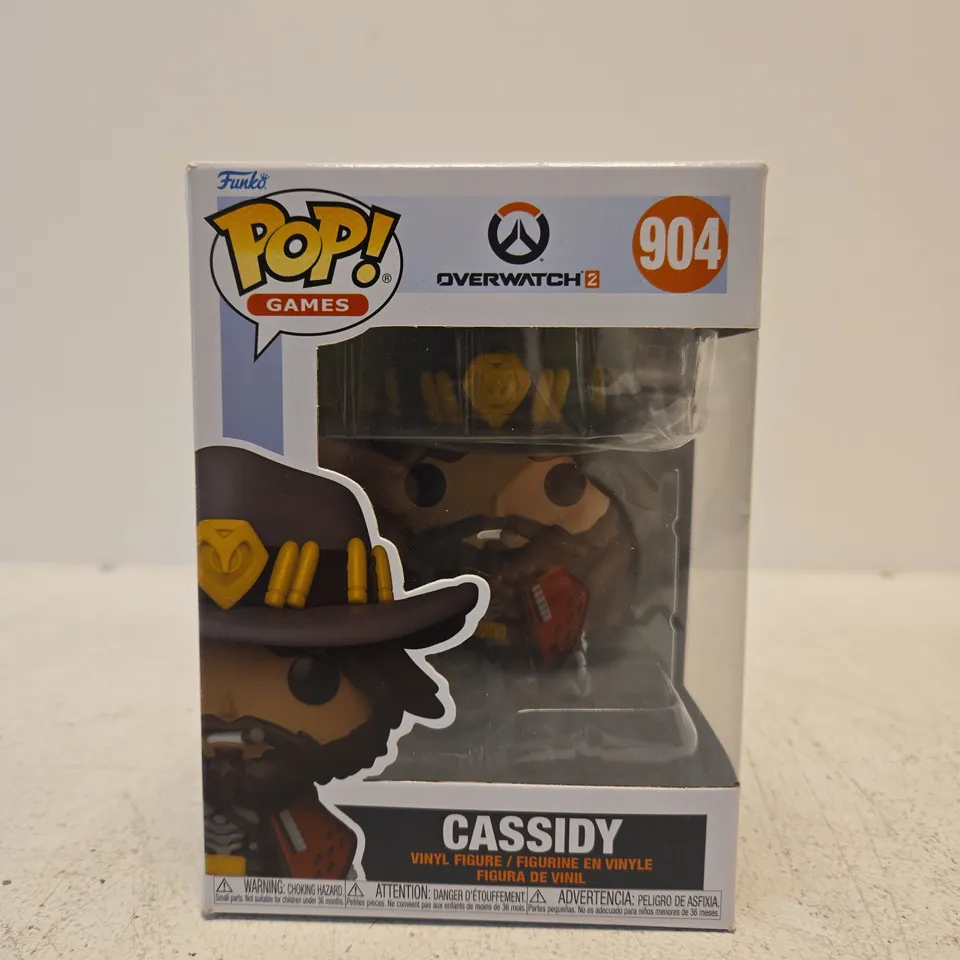 BOXED FUNKO POP! CASSIDY (OVERWATCH 2) VINYL FIGURE - 904