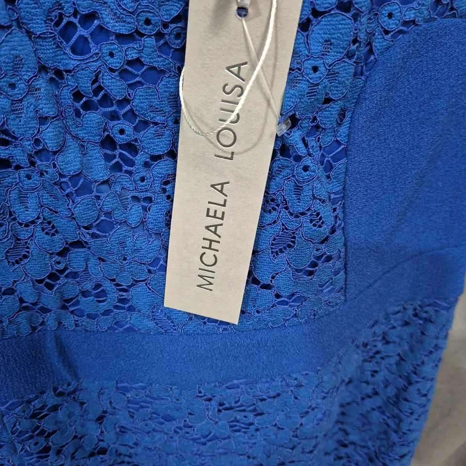 MICHAELA LOUIKA BLUE LACE DRESS – WOMEN'S, UK 10 (USA 6)