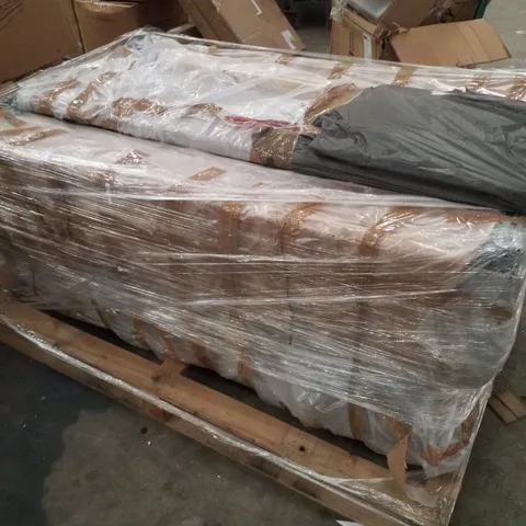 DIVAN BED WITH HEADBOARD (SIZE UNSPECIFIED) 