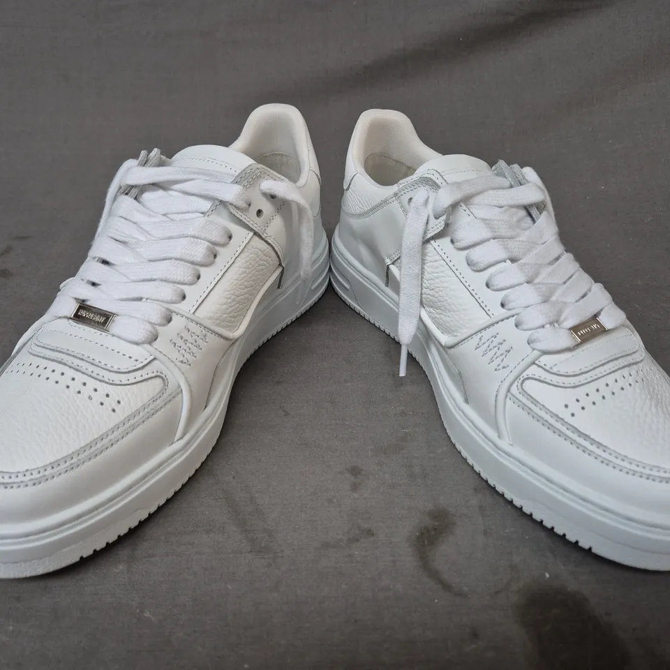 BOXED PAIR OF REPRESENT SHOES IN WHITE UK SIZE 9