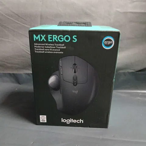 LOGITECH MX ERGO S WIRELESS TRACKBALL MOUSE – BOXED