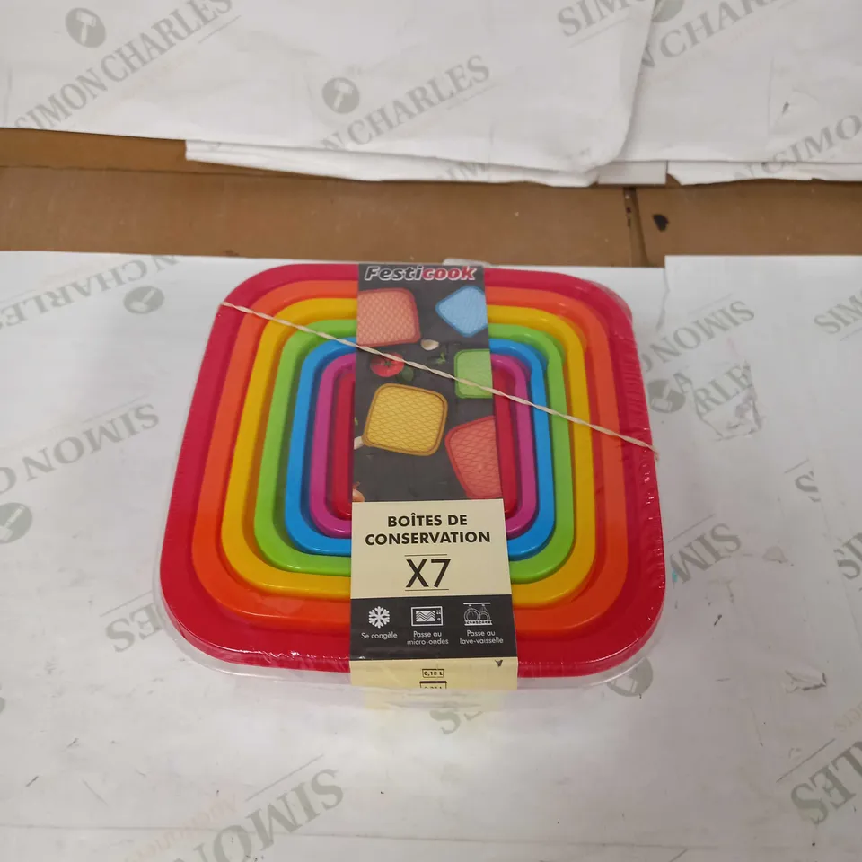 FESTICOOK RAINBOW STORAGE BOXES 