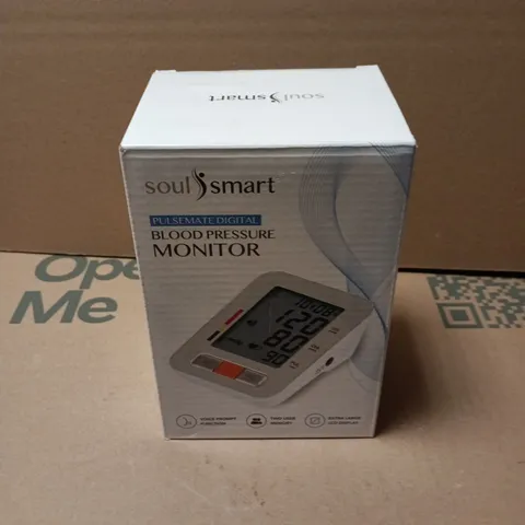 BOXED SOULSMART PULSEMATE DIGITAL BLOOD PRESSURE MONITOR