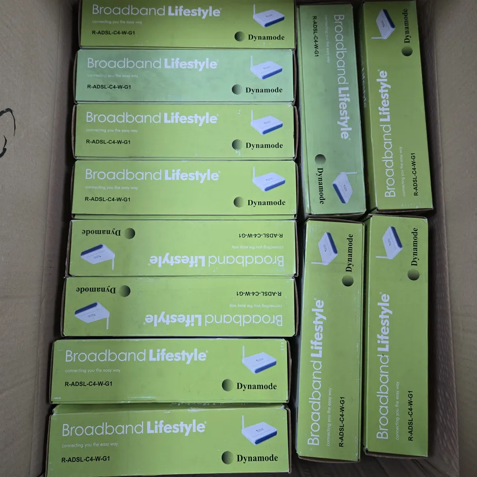APPROXIMATELY 20 BOXED DYNAMODE WIRELESS ROUTERS 