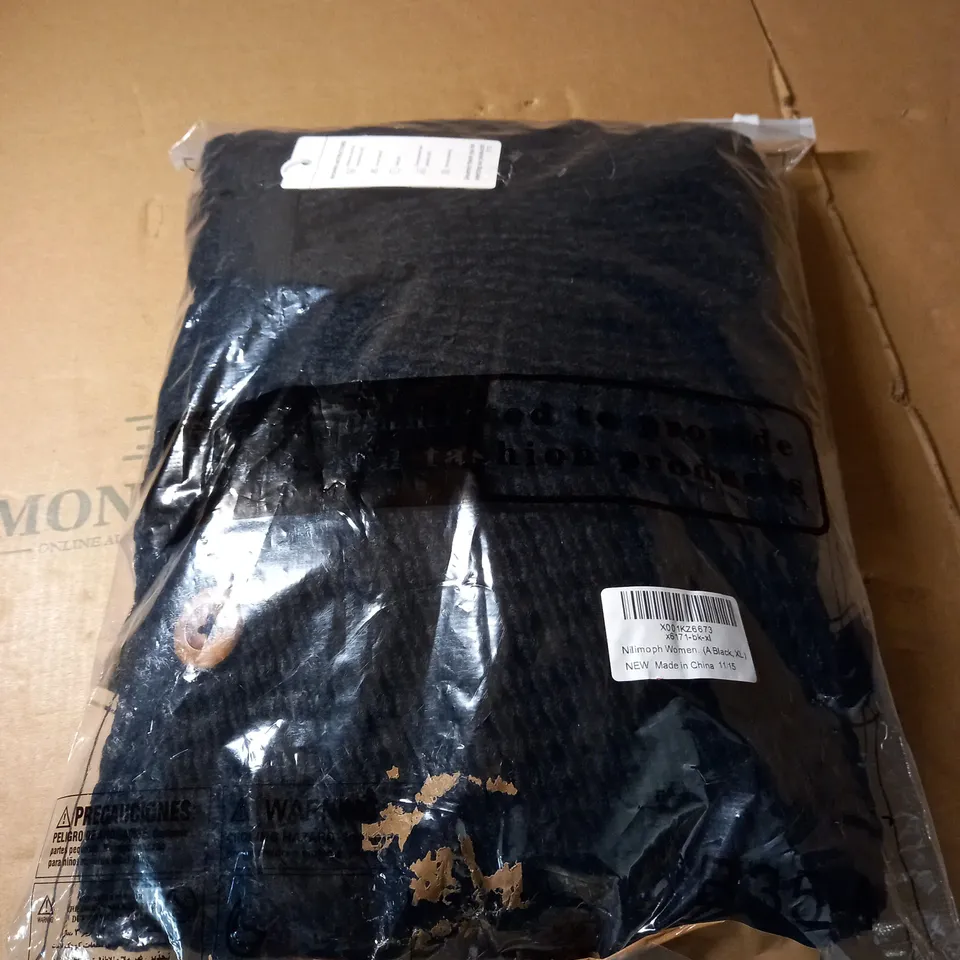 NILIMOPH WOMANS CARDIGAN - BLACK SIZE XL