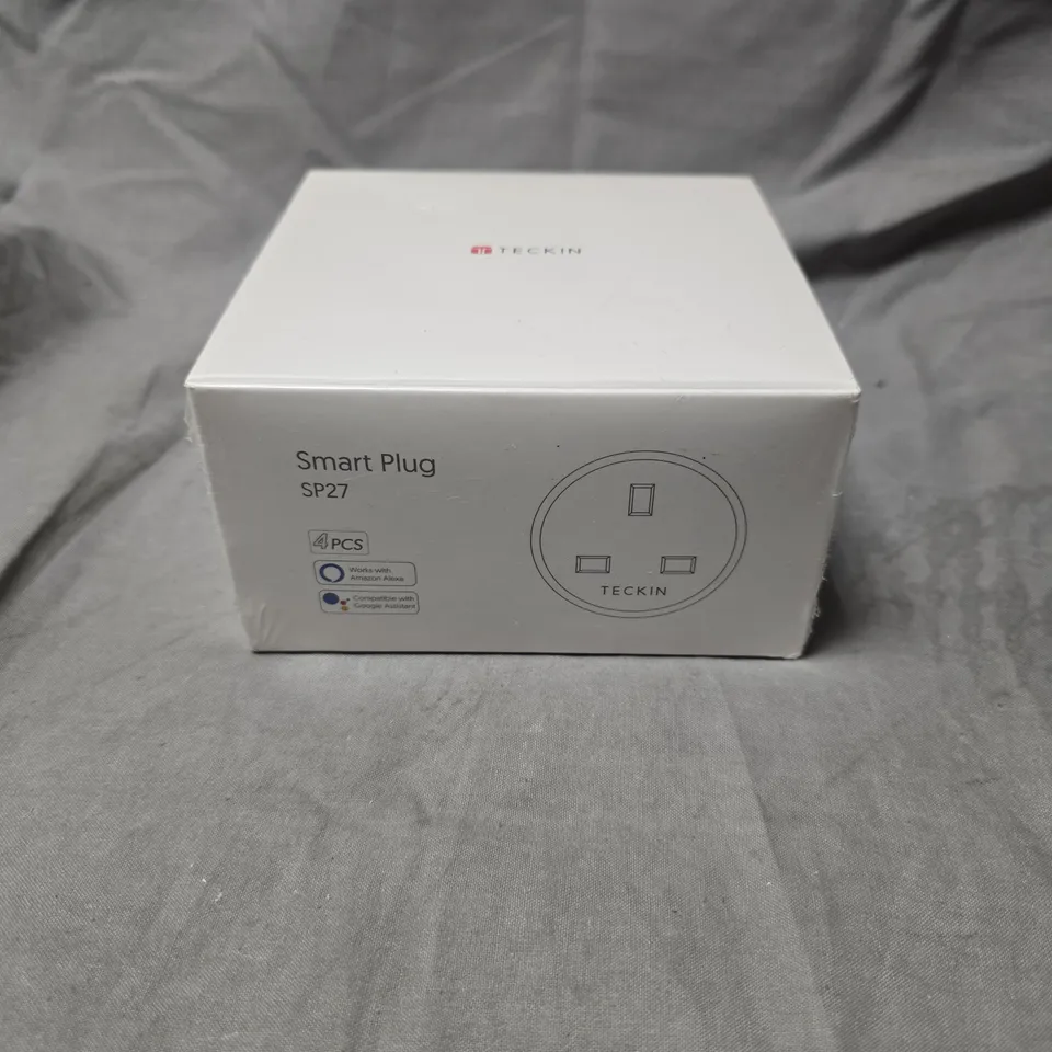 SEALED TECKIN SMART PLUG SP27 – 4 PACK (WIFI, WORKS WITH ALEXA & GOOGLE ASSISTANT)