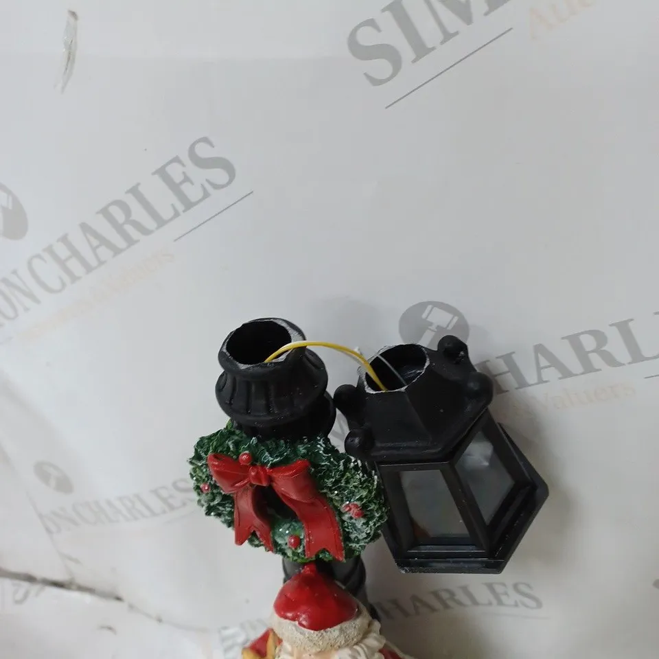 BOXED FESTIVE PRE-LIT LAMPOST GINGER BREAD