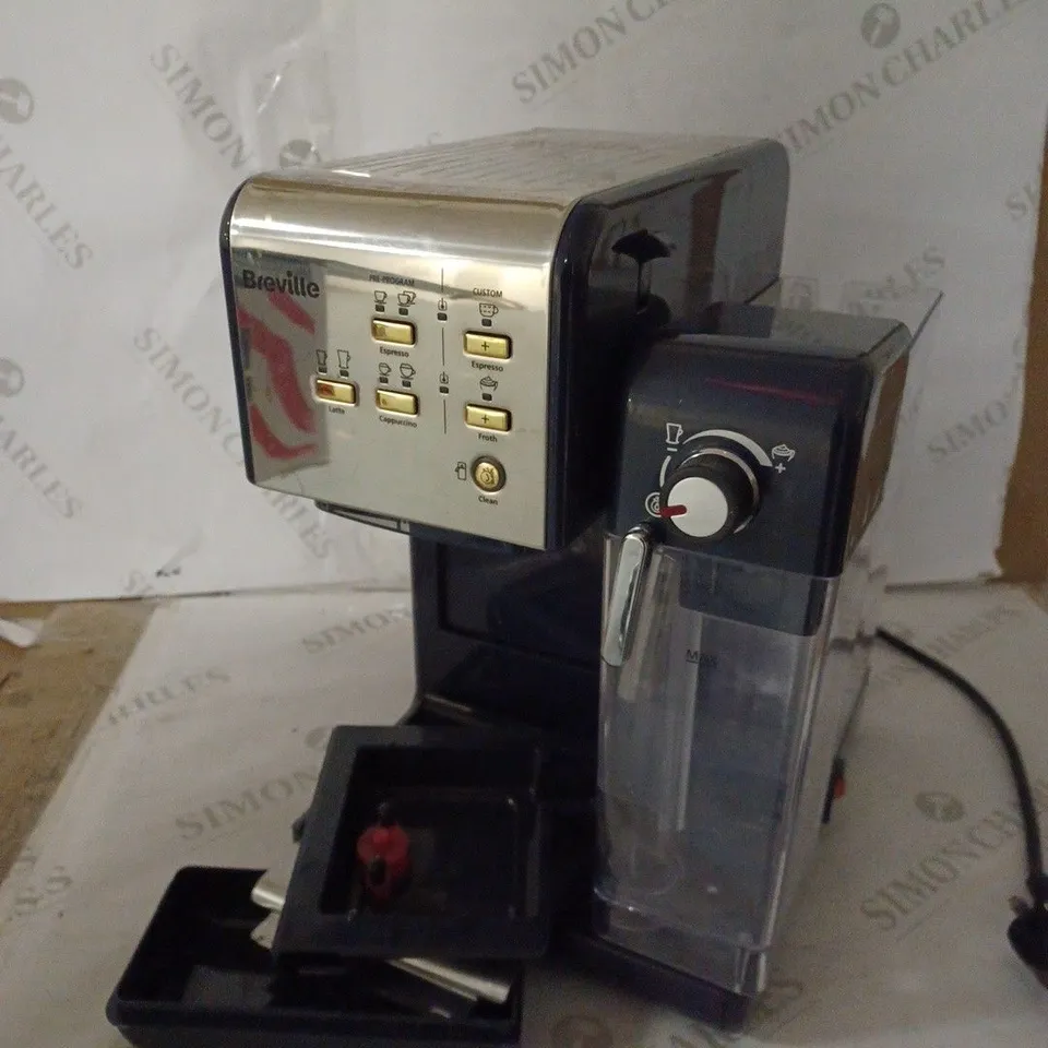 BREVILLE ONE-TOUCH COFFEEHOUSE COFFEE MACHINE - NAVY BLUE