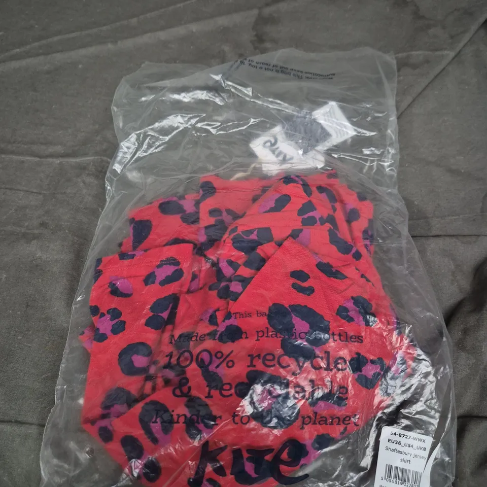 KITE SHAFTESBURY JERSEY SKIRT - RED - UK 8 (EU 36)