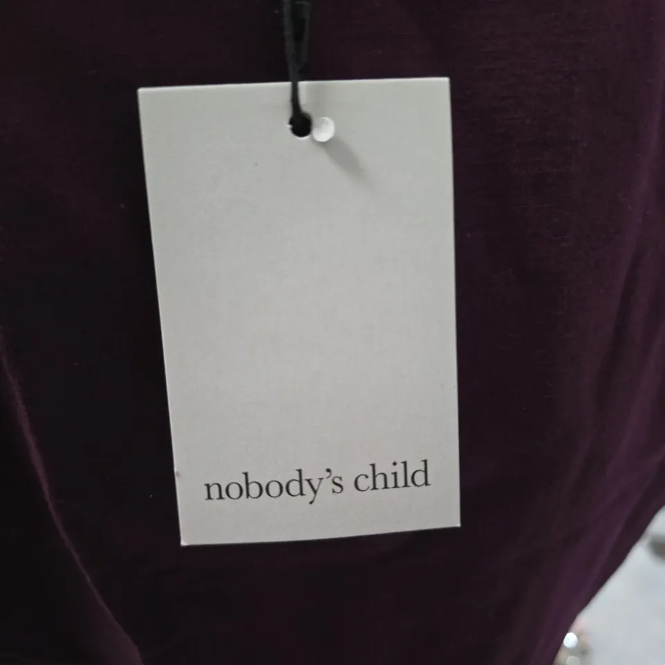 Nobody's Child Perri Mini Dress Plain – Purple, UK 12 (EU 40, USA 8)