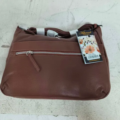 ASHWOOD LUXURY LEATHER CROSSBODY BAG β BROWN