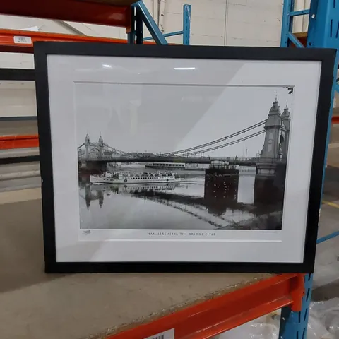 HAMMERSMITH, THE BRIDGE C1960 - FRAMED PICTURE