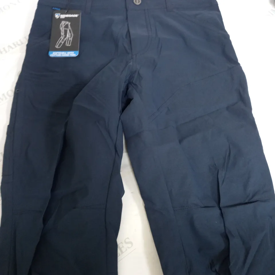 KUHL RENEGADE PANTS IN NAVY - W32 L34