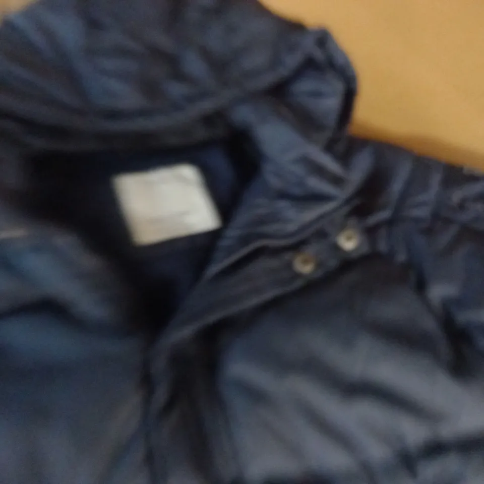 ZARA BASIC NAVY PADDED KIDS COAT - SIZE 8