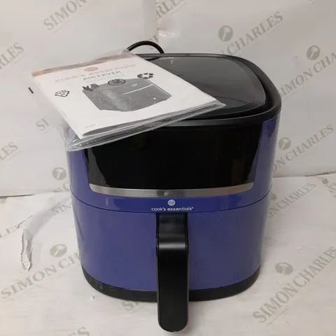 COOK'S ESSENTIALS 4L DIGITAL AIR FRYER IN NAVY