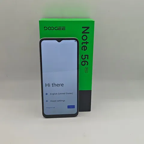 BOXED DOOGEE NOTE 56 PRO 4+28GB 128GB IN ARTIC WHITE 