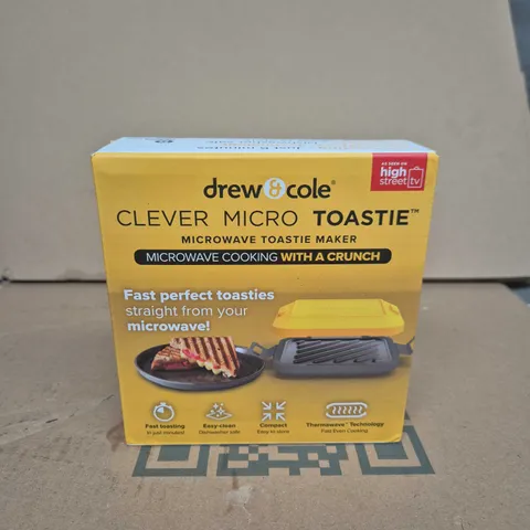 DREW & COLE CLEVER MICRO TOASTIE MICROWAVE TOASTER MAKER