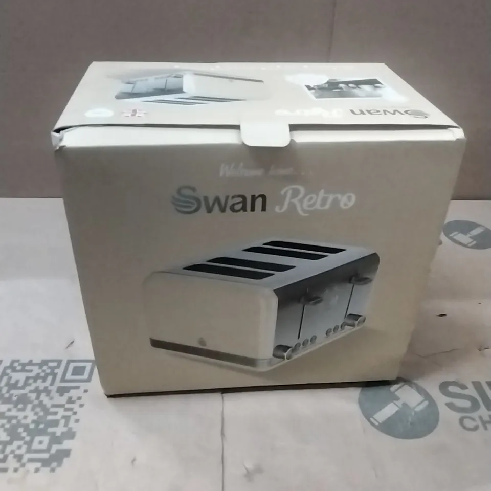 SWAN SWAN RETRO ST19020CN 4-SLICE TOASTER - CREAM